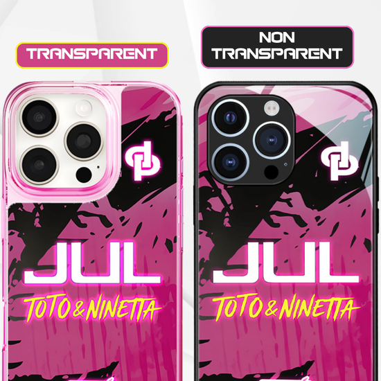 LED Light-Up iPhone Case- JUL Pink