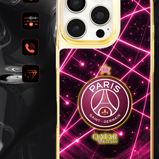 LED Light-Up iPhone Case- PSG Pulse