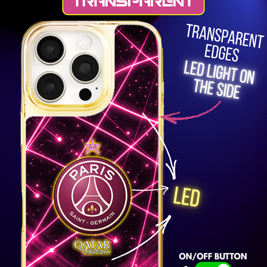 LED Light-Up iPhone Case- PSG Pulse