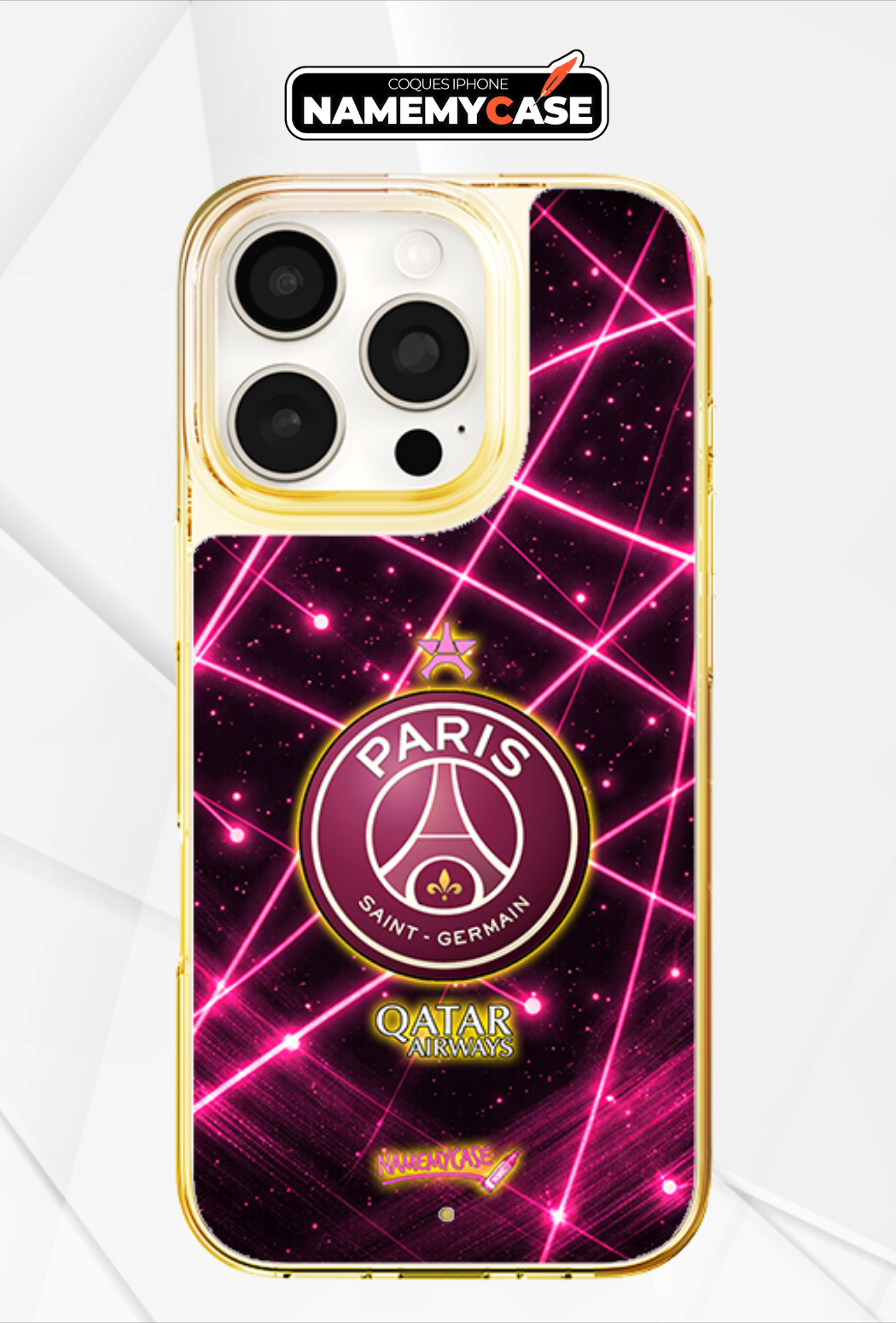 LED Light-Up iPhone Case- PSG Pulse