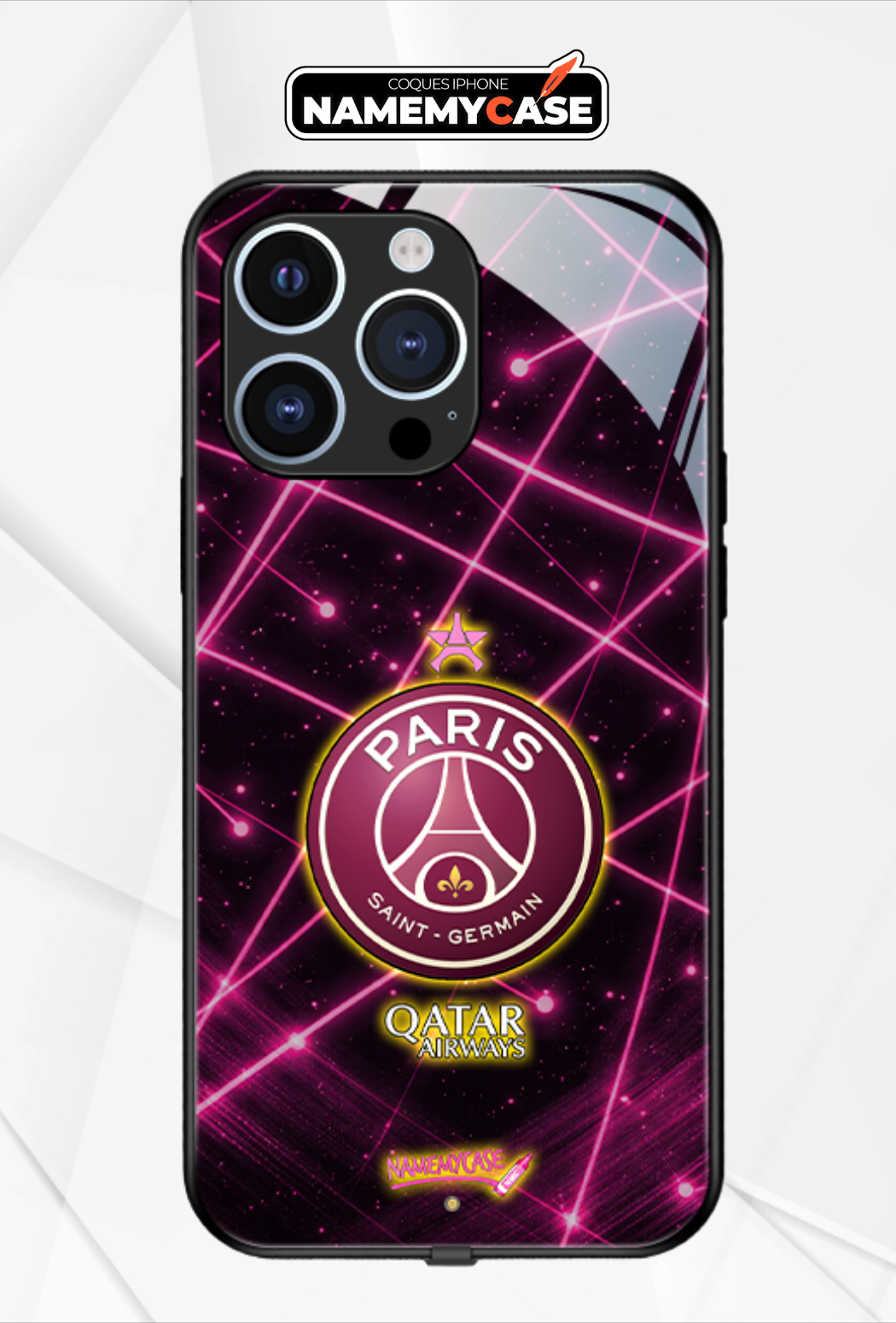LED Light-Up iPhone Case- PSG Pulse