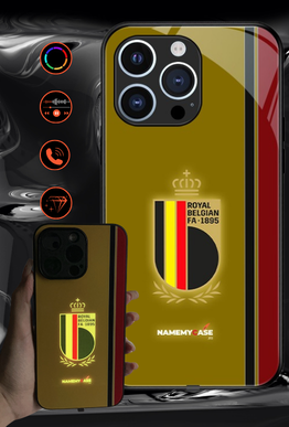 LED Light-Up iPhone Case - Belgium