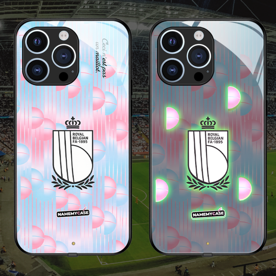 LED Light-Up iPhone Case - World Cup Jersey Belgium
