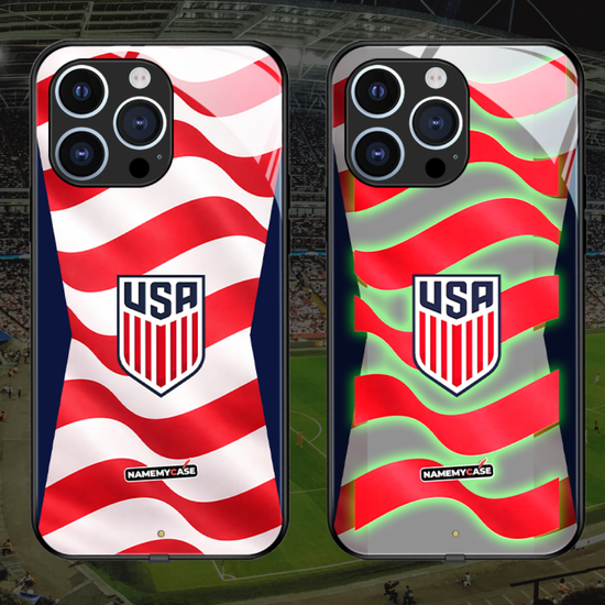 LED Light-Up iPhone Case - World Cup Jersey USA