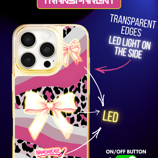 LED Light-Up iPhone Case- Bow Tie Case
