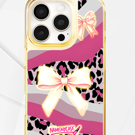 LED Light-Up iPhone Case- Bow Tie Case