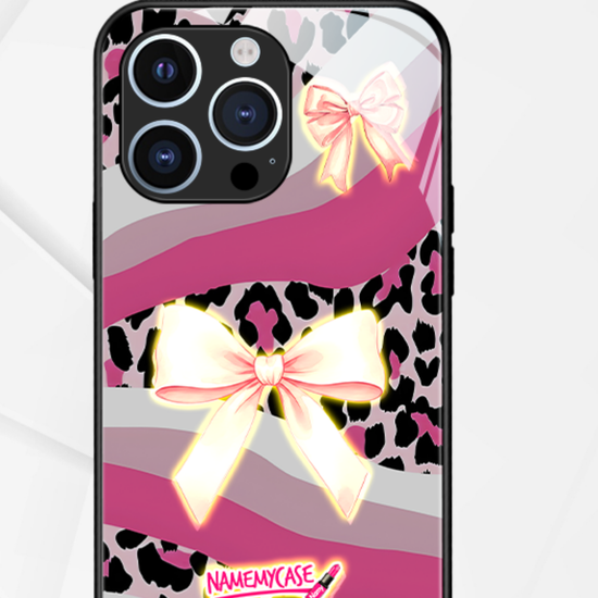 LED Light-Up iPhone Case- Bow Tie Case