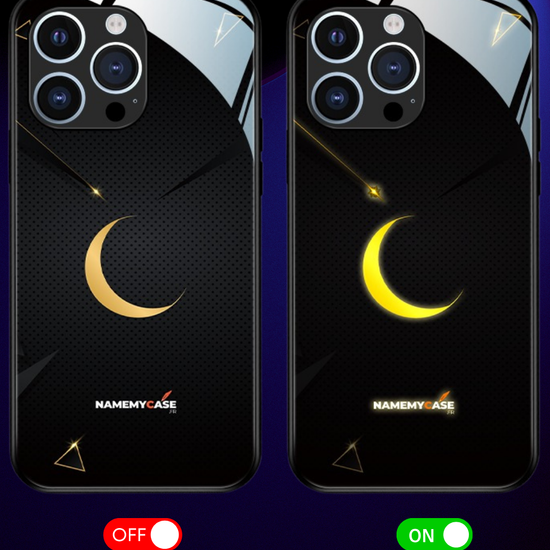 LED Light-Up iPhone Case - Moon