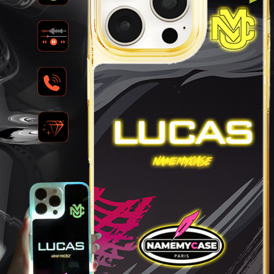 Custom LED light-up iPhone case - NMC