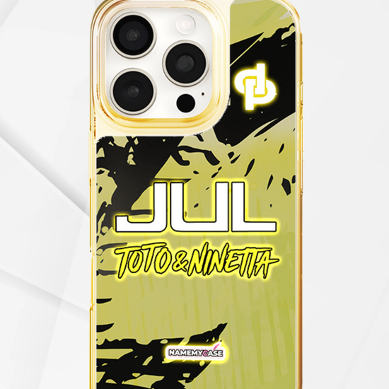 LED Light-Up iPhone Case- JUL Yellow