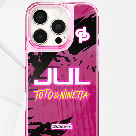 LED Light-Up iPhone Case- JUL Pink
