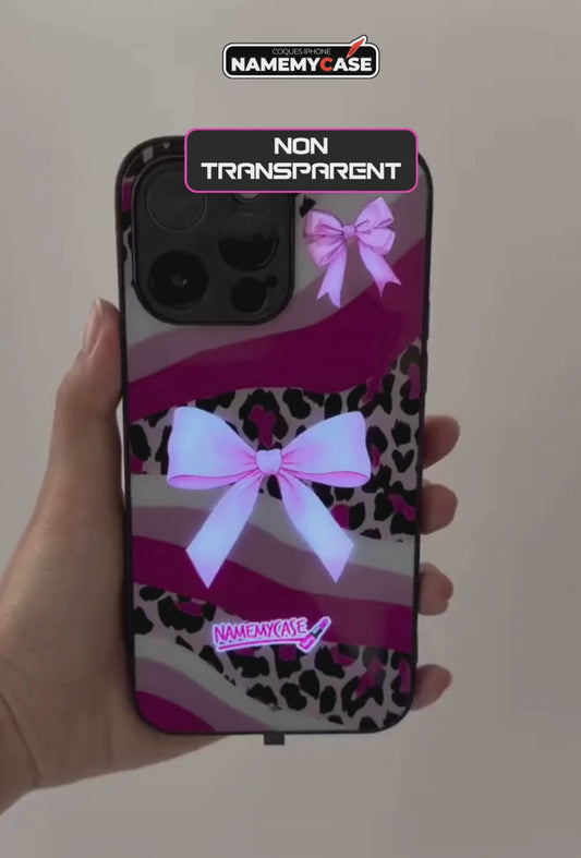 LED Light-Up iPhone Case- Bow Tie Case