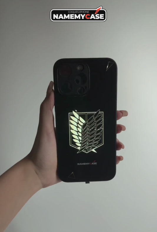 LED Light-Up iPhone Case – Wings of Freedom | Attack on Titan