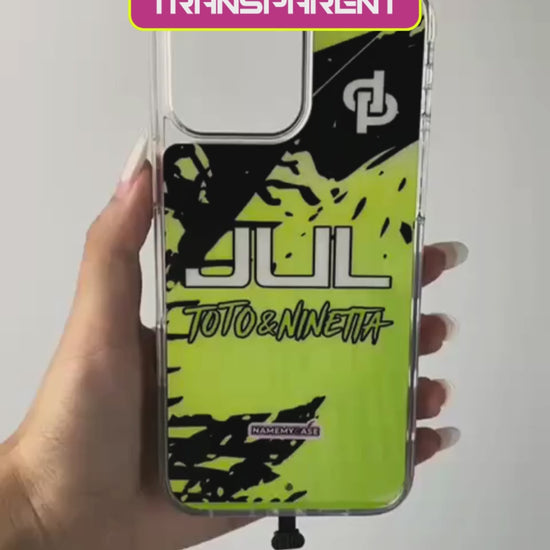 LED Light-Up iPhone Case- JUL Yellow