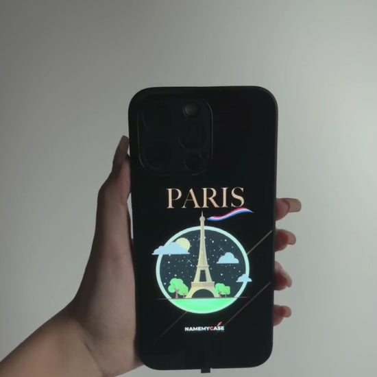 LED Light-Up iPhone Case - Paris