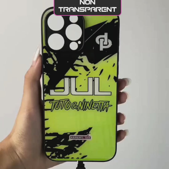 LED Light-Up iPhone Case- JUL Yellow