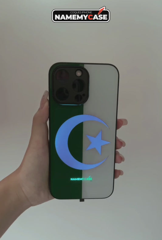 LED Light-Up iPhone Case - Algeria Flag